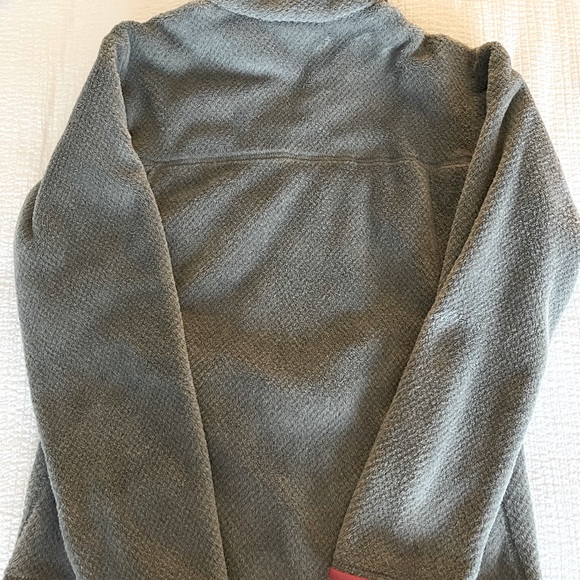 Patagonia Gray Pink Coral Re-Tool Snap-T Pullover Fleece - Picture 4 of 4